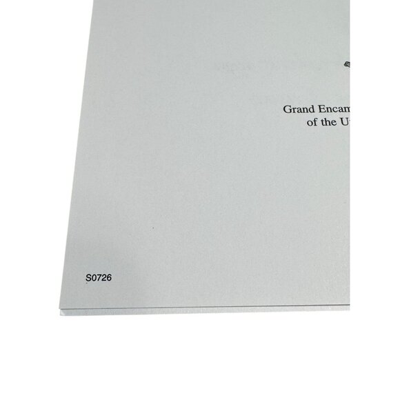 Grand Encampment of Knights Templar Christmas Card Recycled Paper Set Of 3 VTG - Picture 5 of 9